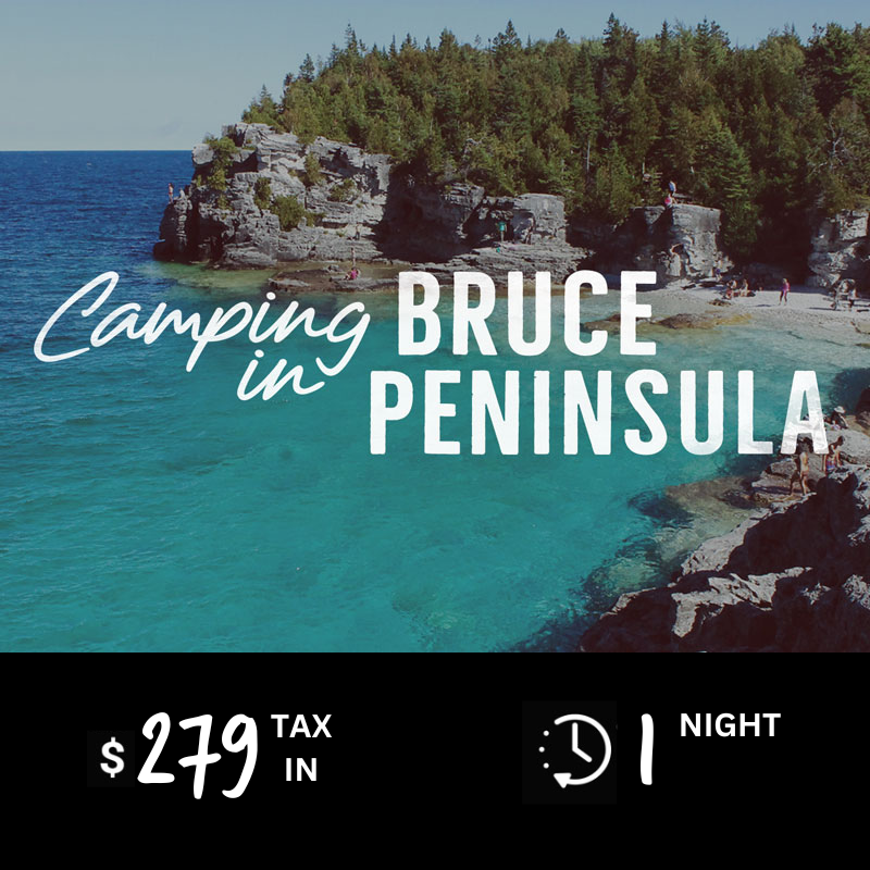 Camping in Bruce Peninsula